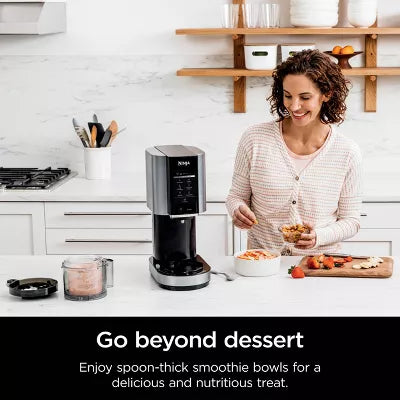 CREAMi Stainless Steel Ice Cream, Gelato and Sorbet Maker, 7 One-Touch Programs NC301