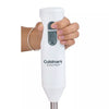 Quick-Prep Single-Speed Hand Blender - White: Immersion Blender, Stainless Steel