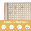 4-Panel Pegboard Display Folding Privacy Screen Craft Display