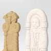 4pk Foam Tombstones Neutrals Halloween Decorative Prop, final cut