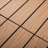 WPC Interlocking Composite Deck Tile 11 Pack for the Patio or Porch for a New Classic Look