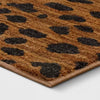 Daffodil Leopard Print Woven Rug