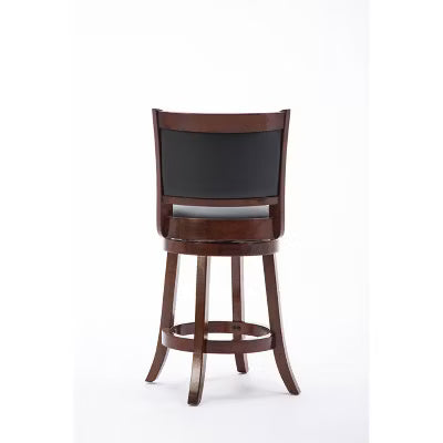 Augusta Swivel Counter Height Barstool Hardwood