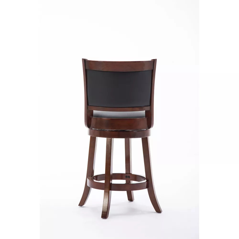 Augusta Swivel Counter Height Barstool Hardwood