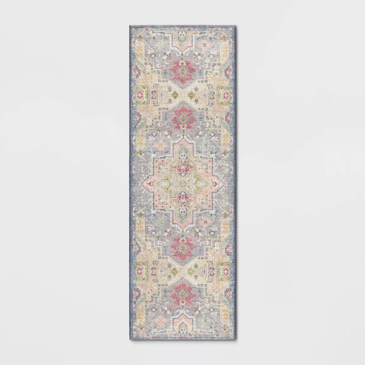 Washable Printed Accent Rug 2'x7' Runner