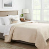 Diamond Stitch Cotton Linen Quilt King