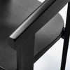 Terra Solid Wood Curved Back Counter Stool