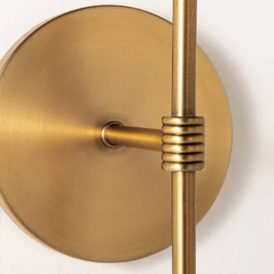 Metal Sconce Wall Light Brass