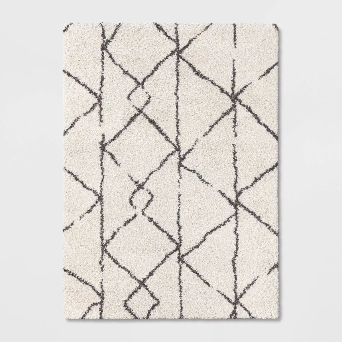 Geometric Design Woven Rug 5'x7'