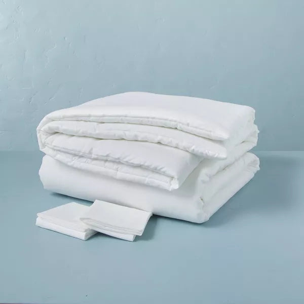 Linen Blend Comforter Set - King