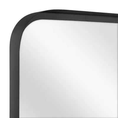Rectangular Decorative Mirror with Rounded Corners