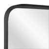 Rectangular Decorative Mirror with Rounded Corners