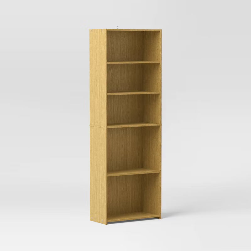 5 Shelf Bookcase Natural