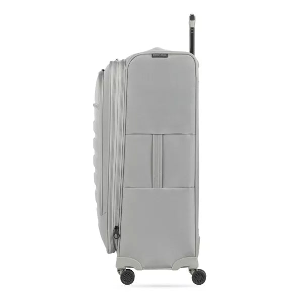 Checklite Softside Large Checked Suitcase - Gray