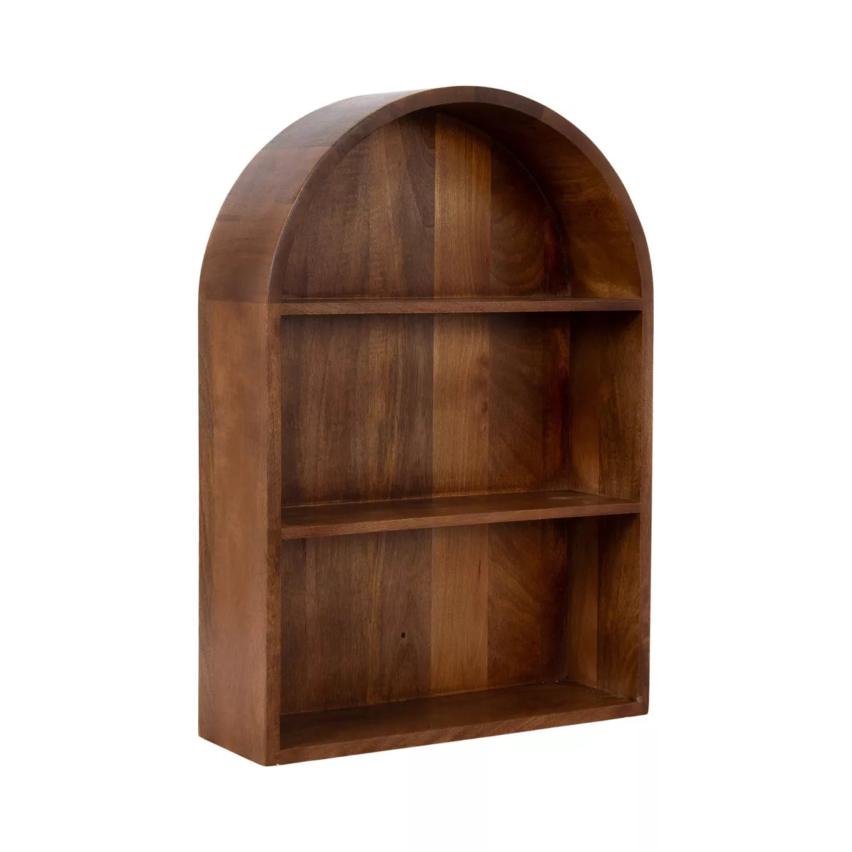 18"x26" Arcott Arch Wall Shelf - Walnut Brown Showroom Item