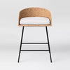 Landis Woven Backed Counter Height Barstool with Cushion