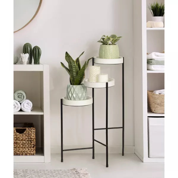 Finn Metal Tri-Level Plant Stand