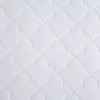 All Natural Cotton Percale Quilted Mattress Pad White - King