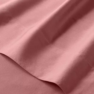 500 Thread Count Washed Supima Sateen Solid Sheet Set - Full