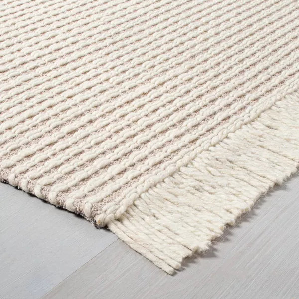 Textured Stripe Area Rug