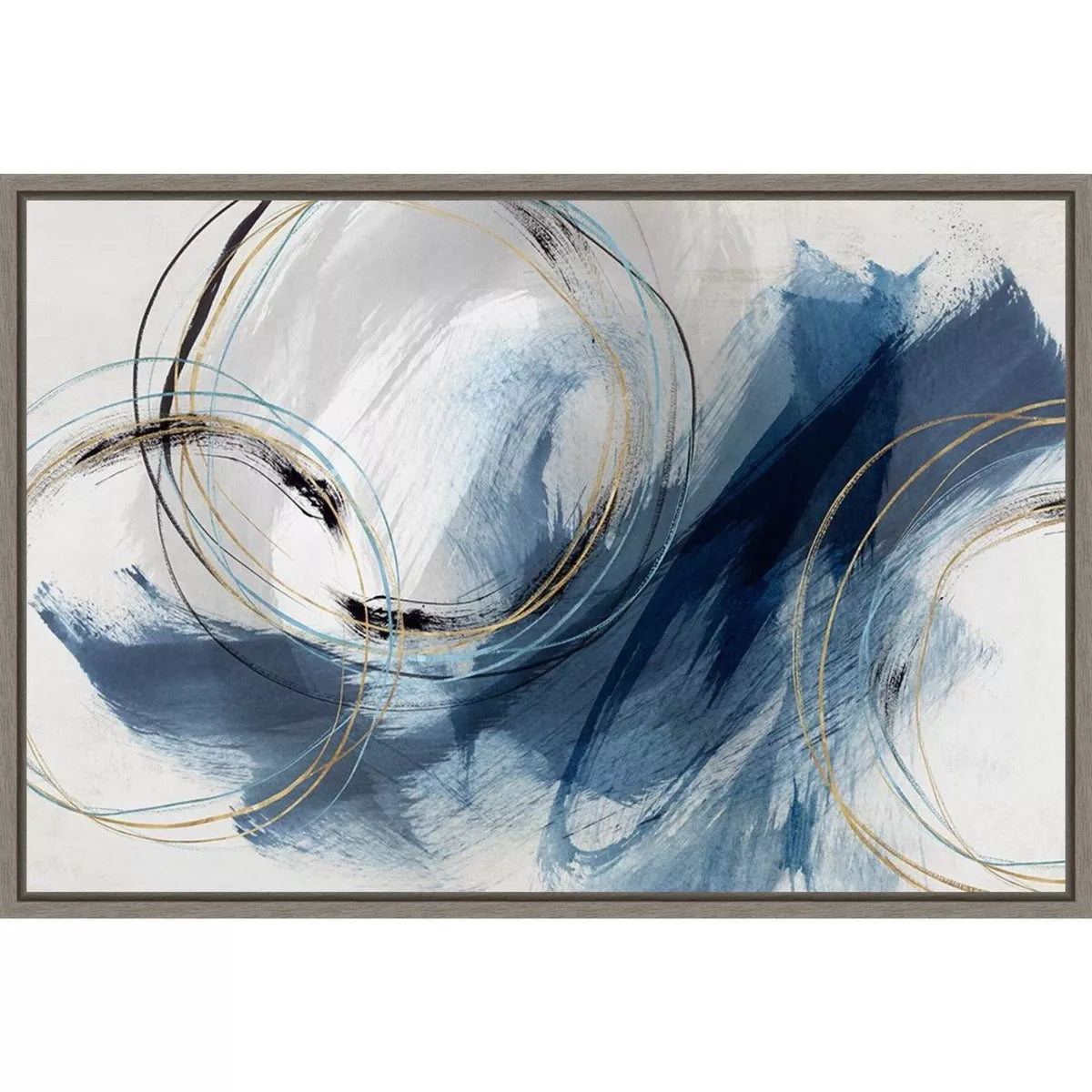 23"x33" Amanti Art Detour Canvas Wall Art Framed SHOWROOM ITEM