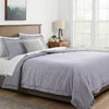 Cotton Linen Chambray Duvet Cover & Sham Set - King