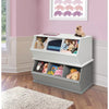 Three Bin Stackable Storage Cubby