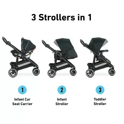 Modes 3 Lite Platinum Travel System - Gray Stroller  ONLY