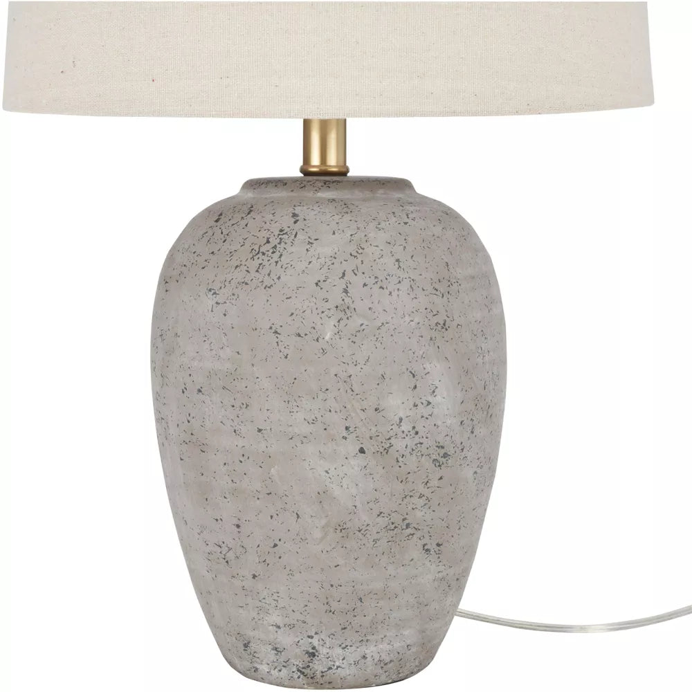 Farmhouse Ceramic Urn Pot Table Lamp