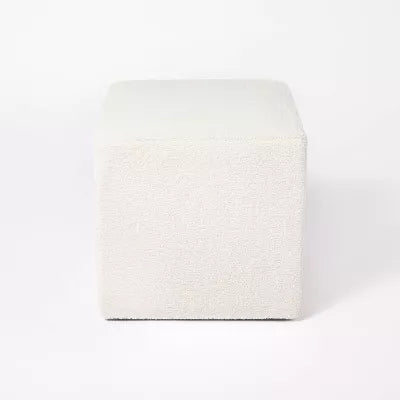 Lynwood Square Upholstered Cube Ottoman