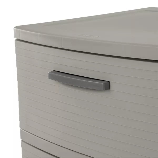 3 Drawer Storage Cabinet Gray