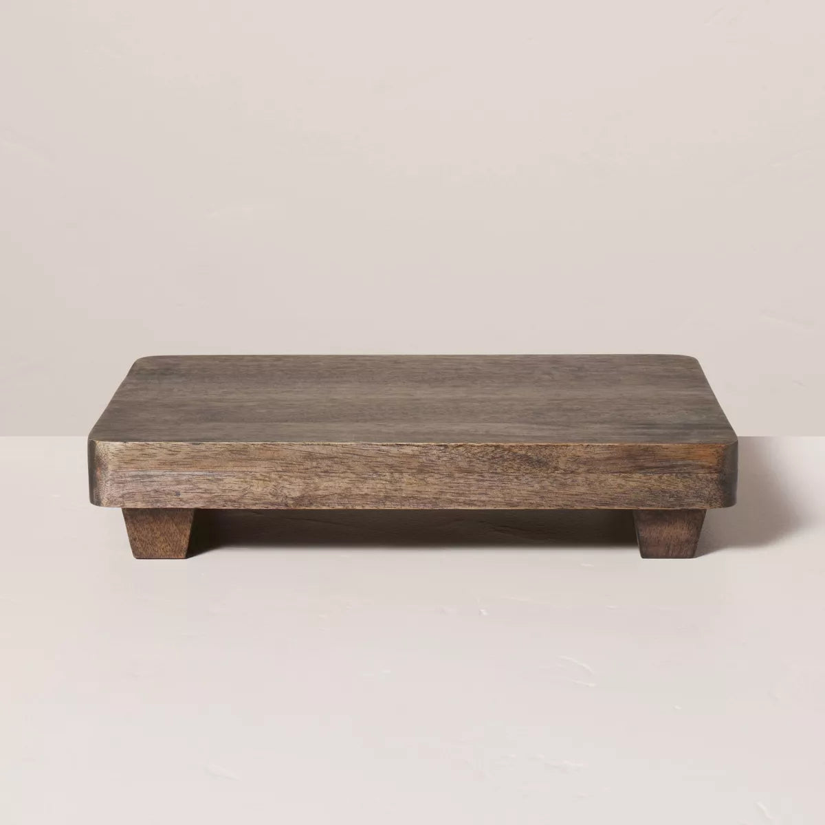 10"x13" Footed Wood Serving Trivet - Hearth & Hand™ with Magnolia SHOWROOM ITEM
