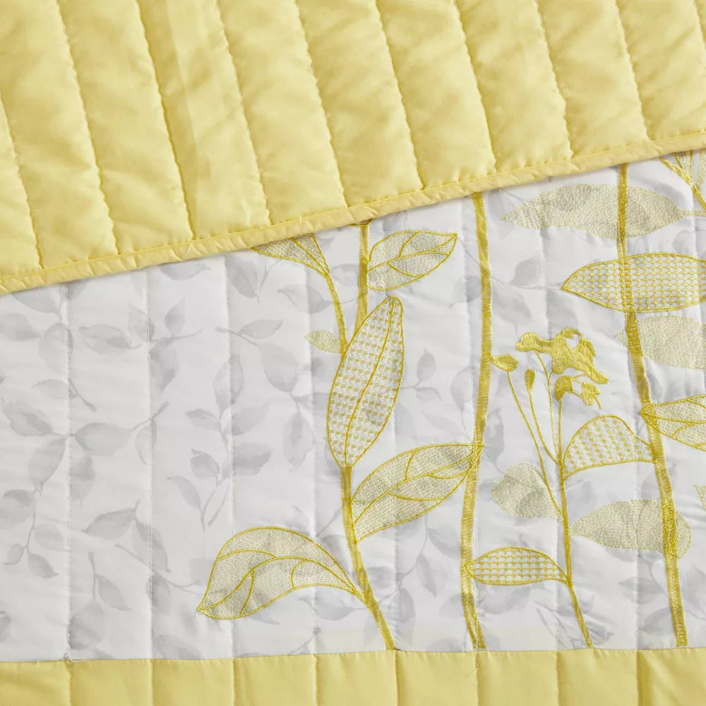 4pc Louise Microfiber Coverlet Set, King