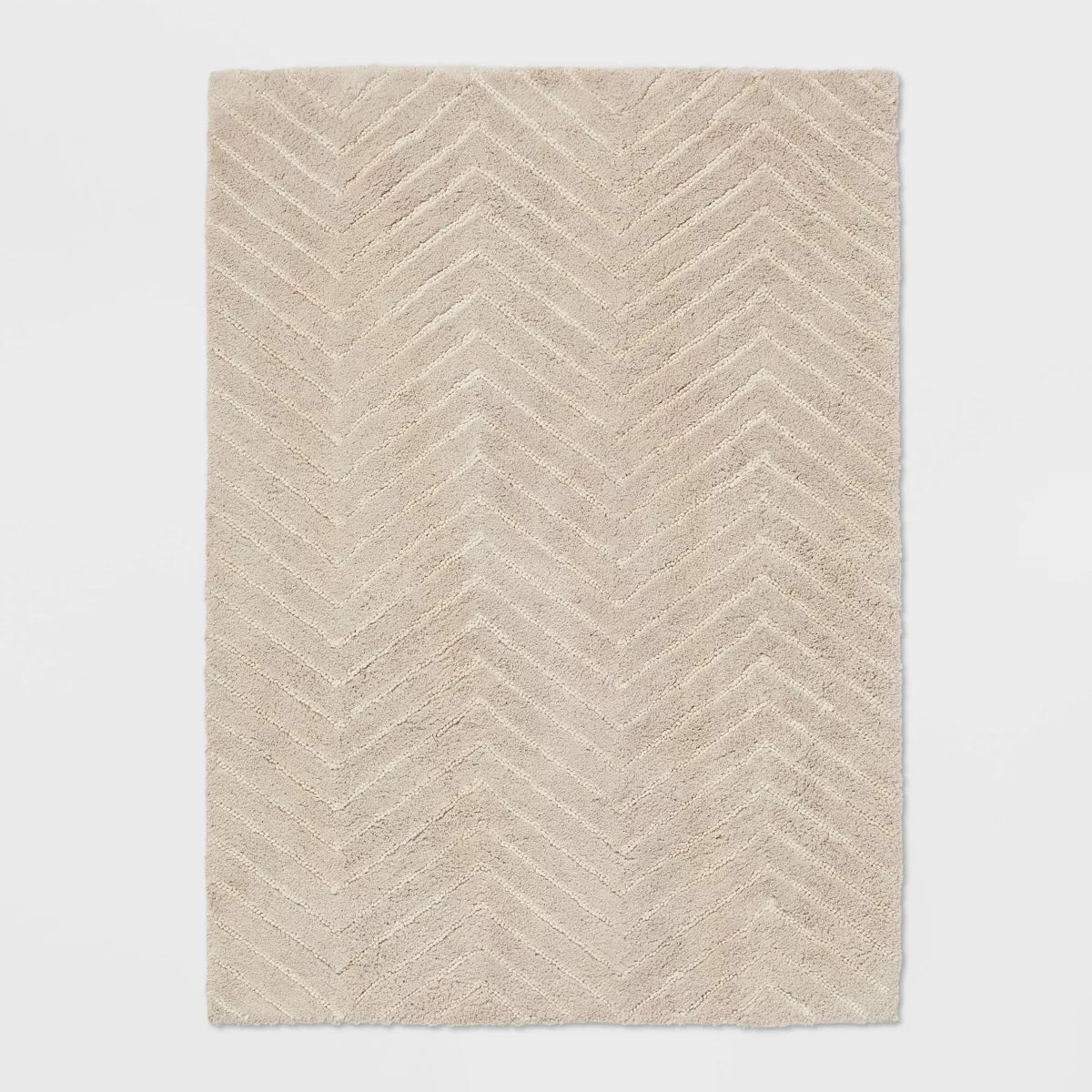 Tufted Cotton Chevron Kids' Rug