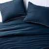 Heavyweight Linen Blend Duvet Cover and Sham Set - King