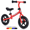Kids Balance Bike No Pedal Training Bicycle w/Adjustable Handlebar & Seat Red
