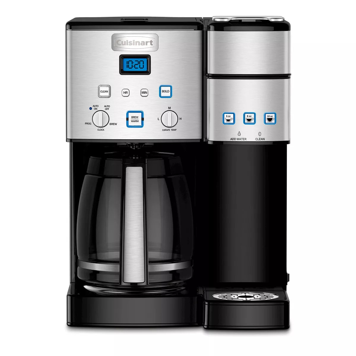 Coffee Center 12 Cup Coffeemaker and Single-Serve Brewer -  Best Combo Coffee Maker, LCD Display
