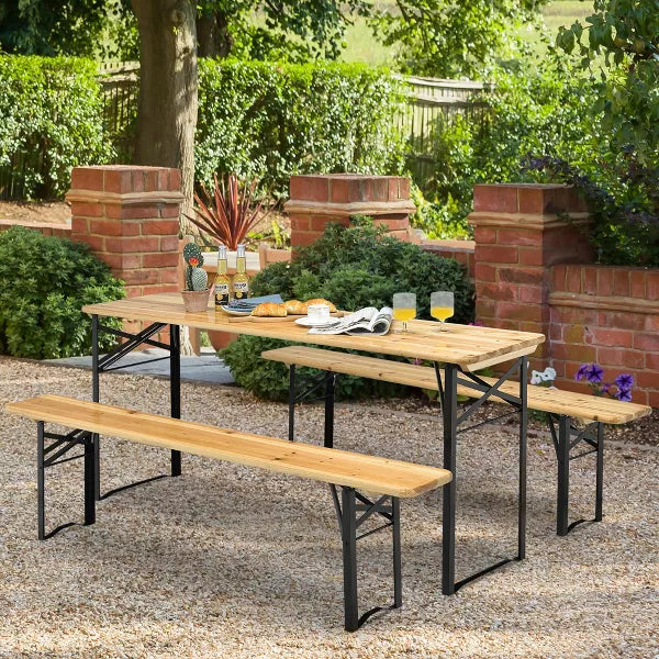 3 PCS Beer Table Bench Set