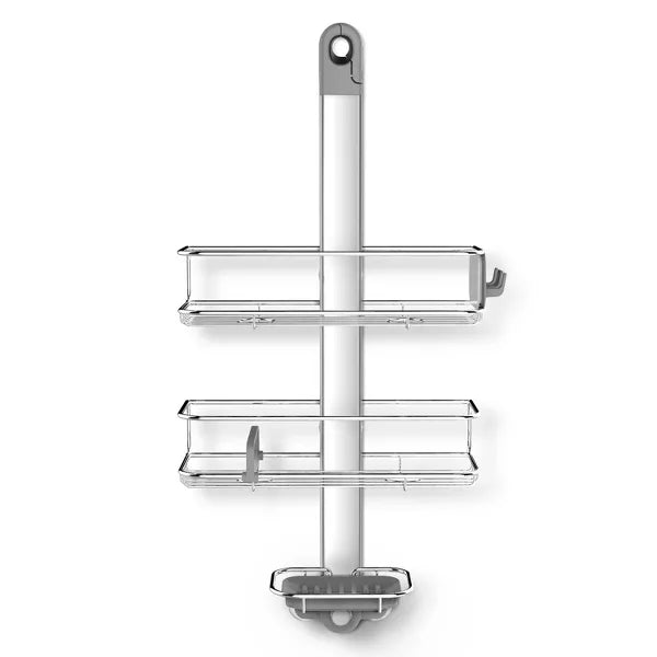simplehuman Adjustable Shower Caddy Medium Stainless Steel/Anodized Aluminum