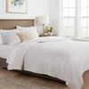 Space Dyed Cotton Linen Duvet Cover & Sham Set - King