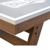 Official Size Wood Table Tennis Table - Gray