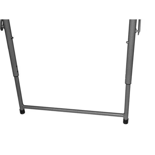 Adjustable Height Folding Table Off-Whit