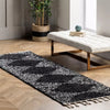 Bria Moroccan Diamond Tassel Indoor Area Rug