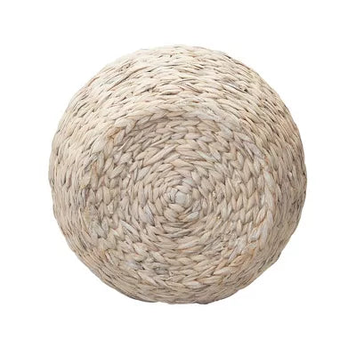 Barrel Wicker Side Table