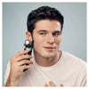 Men's Electric Foil Shaver with Precision Beard Trimmer & Charging Stand