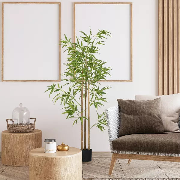 Artificial Bamboo Tree, Potted Indoor Fake Plant