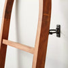 Arched Wood Throw Blanket Ladder Brown