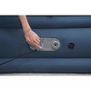 AlwayzAire Tough Guard Duvet Top Air Mattress Queen with Built-in Dual Pump