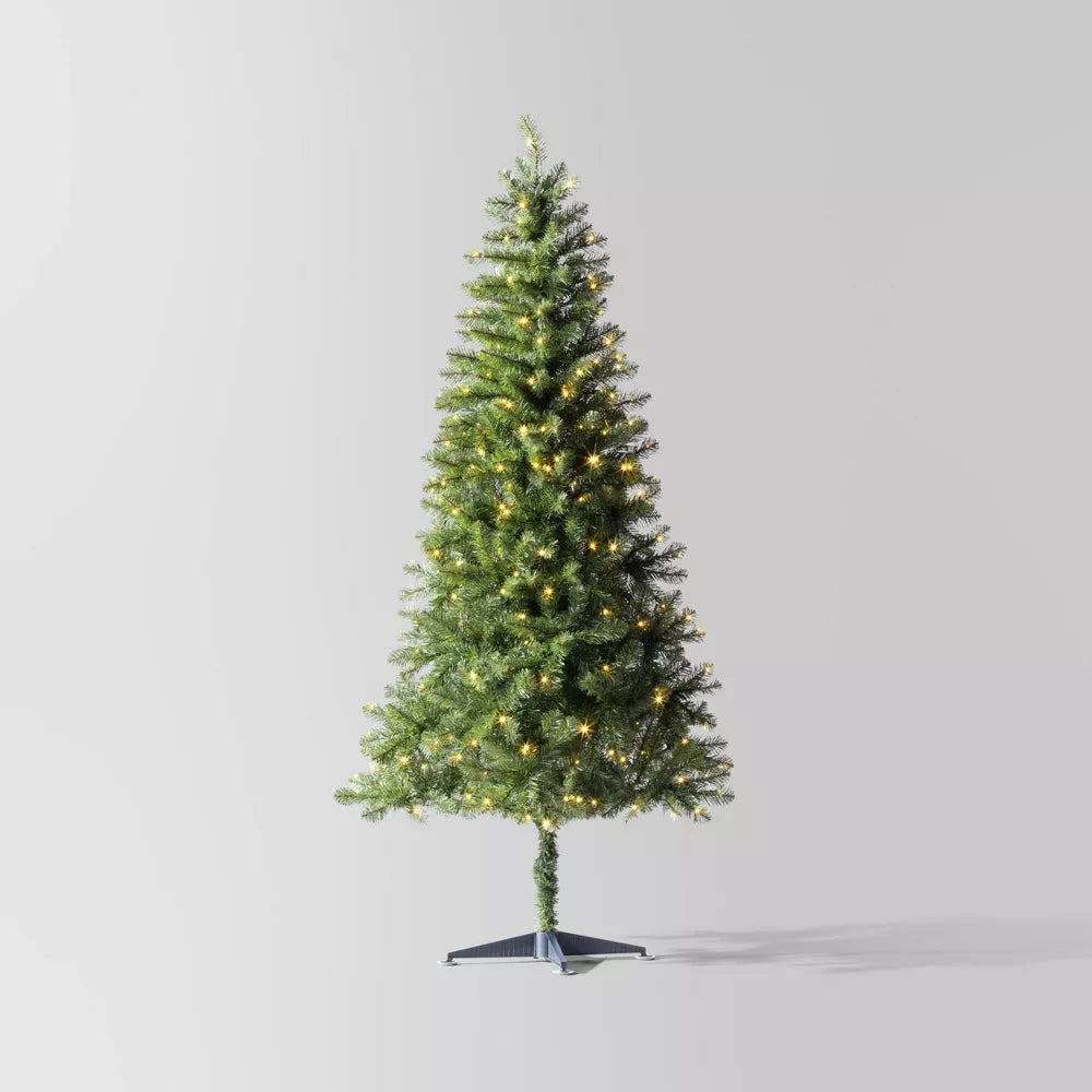 Pre-Lit LED Alberta Spruce Artificial Christmas Tree, final cut