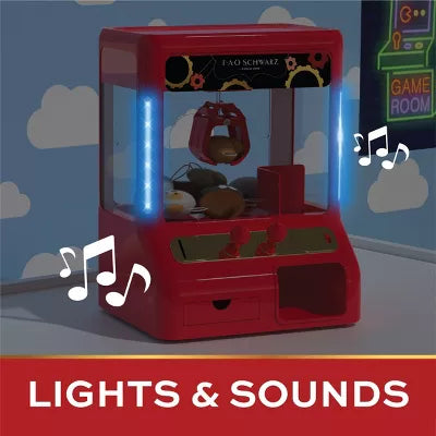 Arcade Claw Game with Plush Prizes